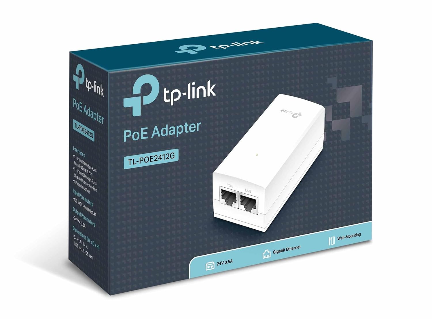 TP LINK POE 2412G POE ADAPTER