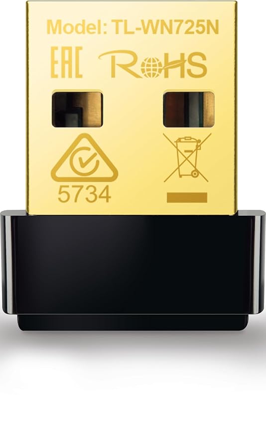 TP-Link (TL-WN725N) Wi-fi receiver/Wi-fi adapter USB Adapter (Black)