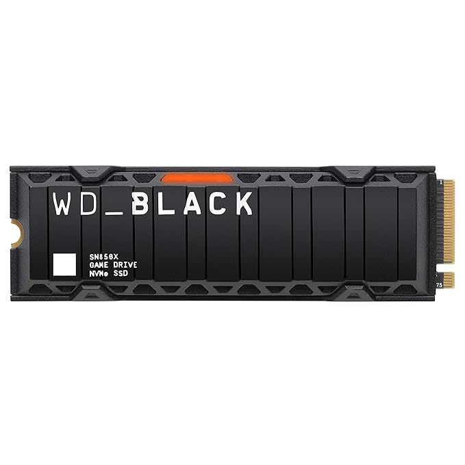 WD Black SN850 X PCIE Gen4 2TB SSD Wo Heatsink New(WDS200T2X0E-00BCA0)