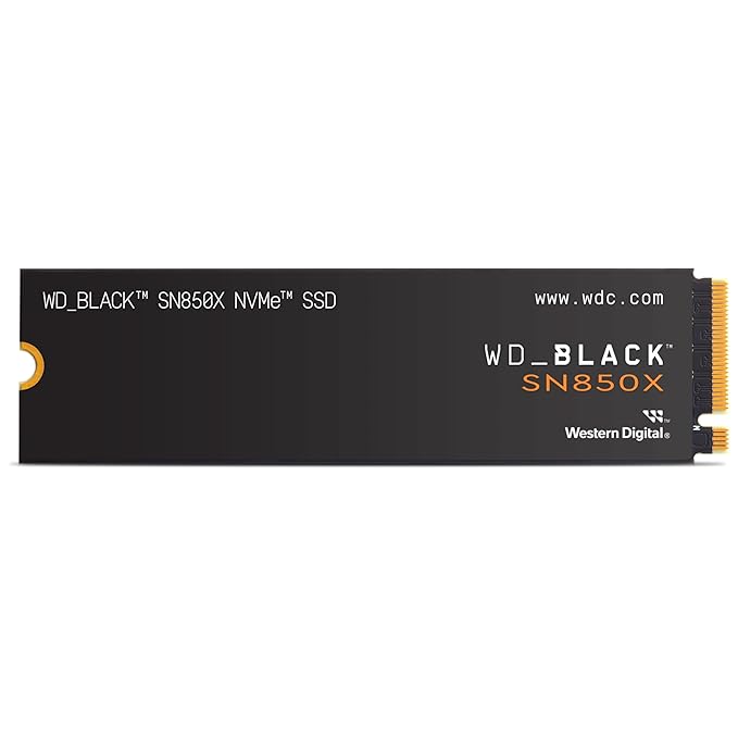WD Black SN850 X PCIE Gen4 4TB SSD Wo Heatsink(WDS400T2X0E-00BCA0)