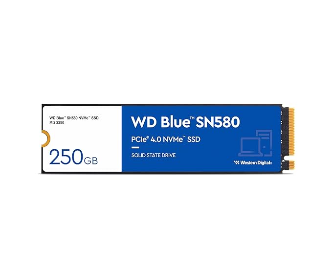 WD Blue SN580 250GB NVMe SSD