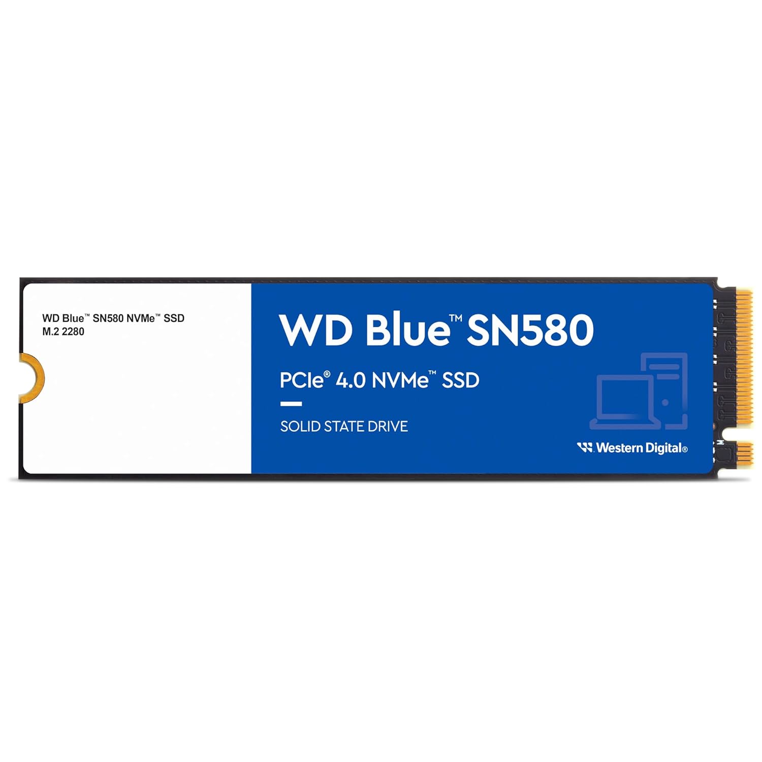 Western Digital WD Blue SN580 PCIe Gen 4 NVMe SSD Internal Storage, 500GB