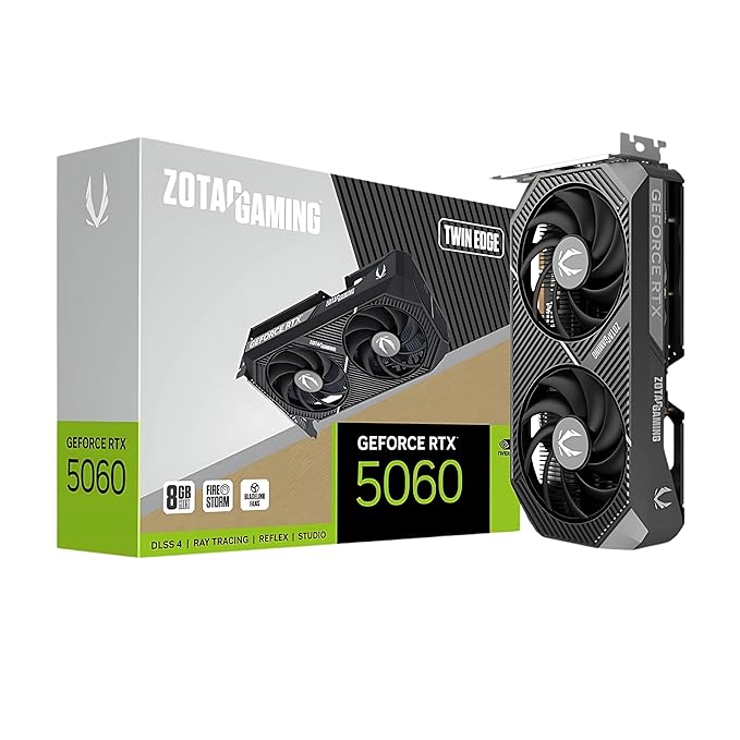 ZOTAC Gaming GeForce RTX 5060 Twin Edge 8GB Graphics Card